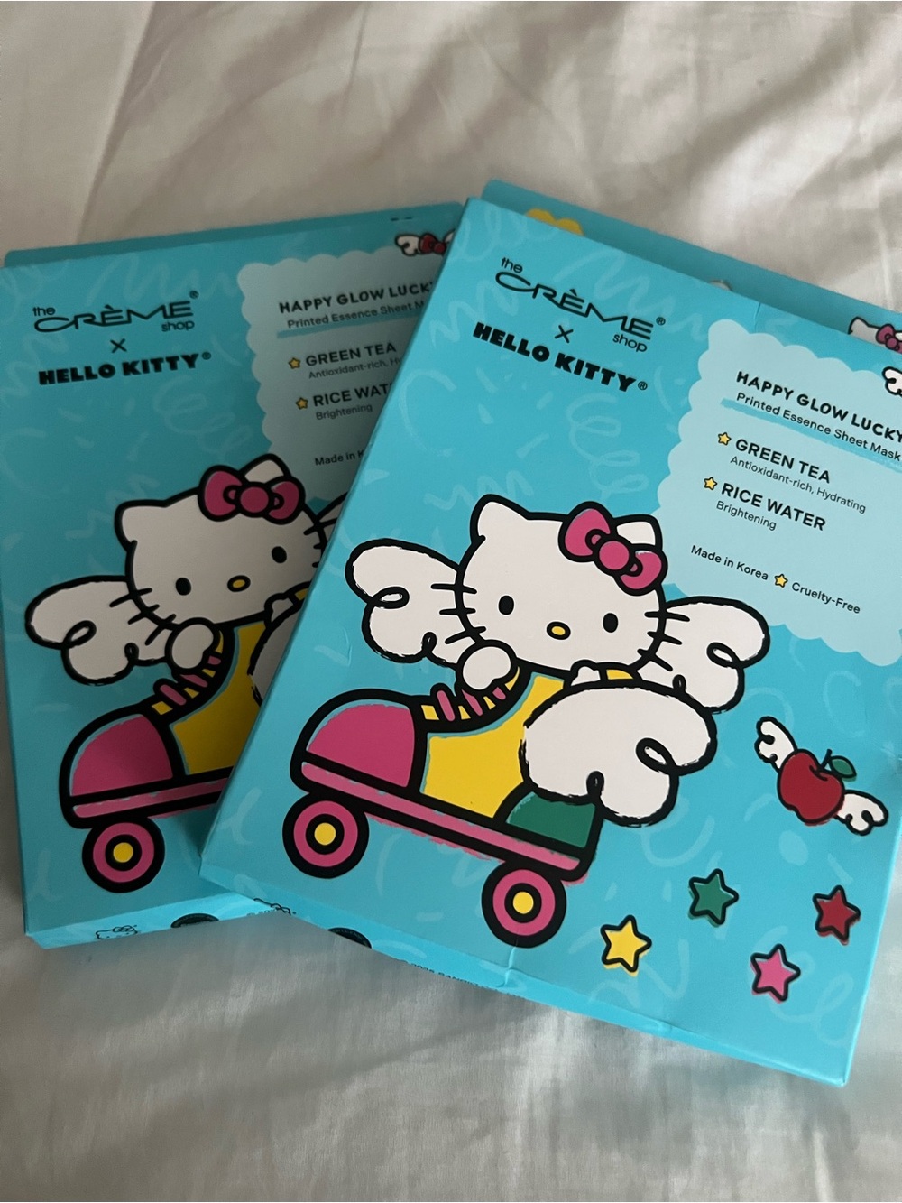 Hello Kitty 10 x The Crème Shop Kids Blue Printed Sheet Mask